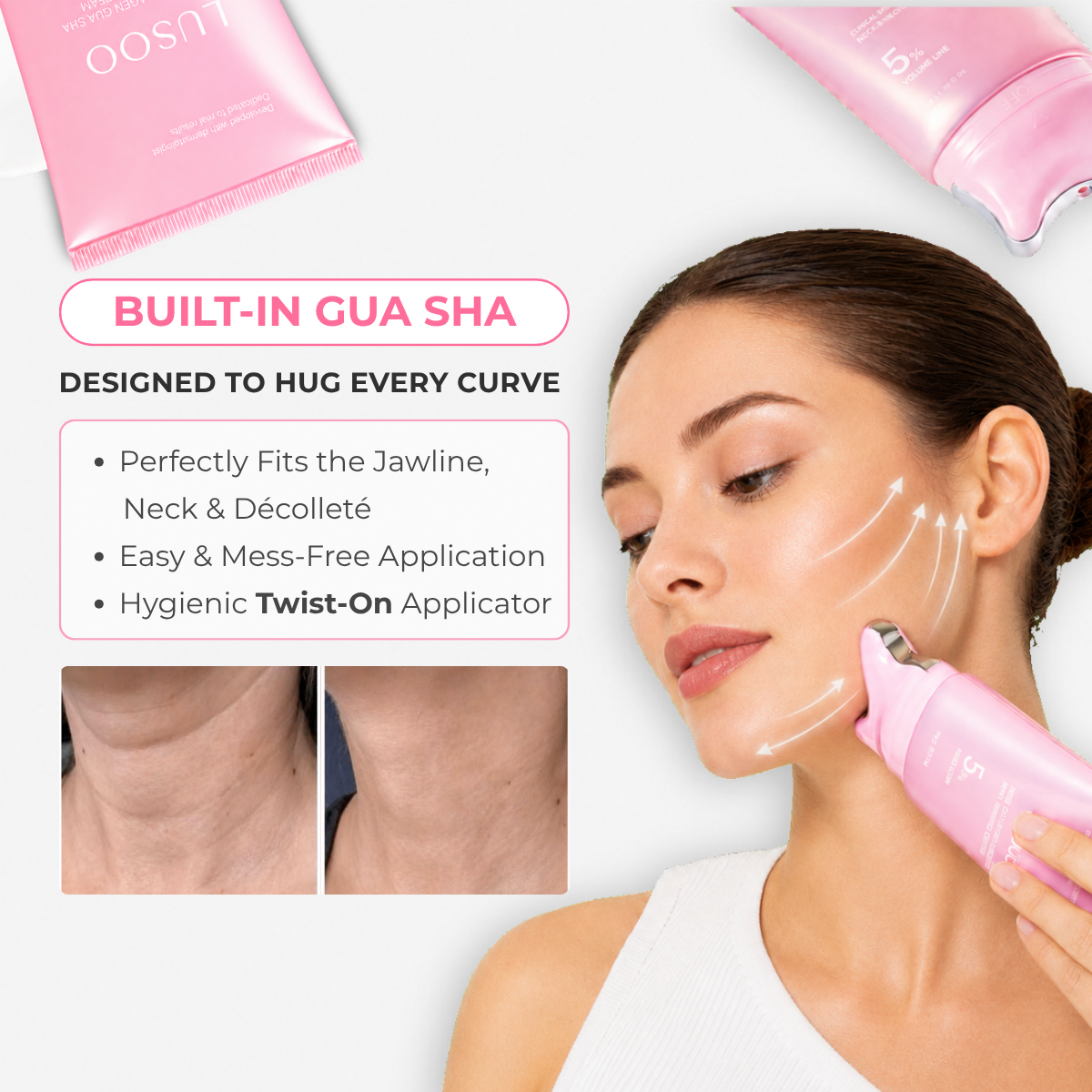 PDRN Collagen Gua Sha Neck Wrinkle Cream 90g