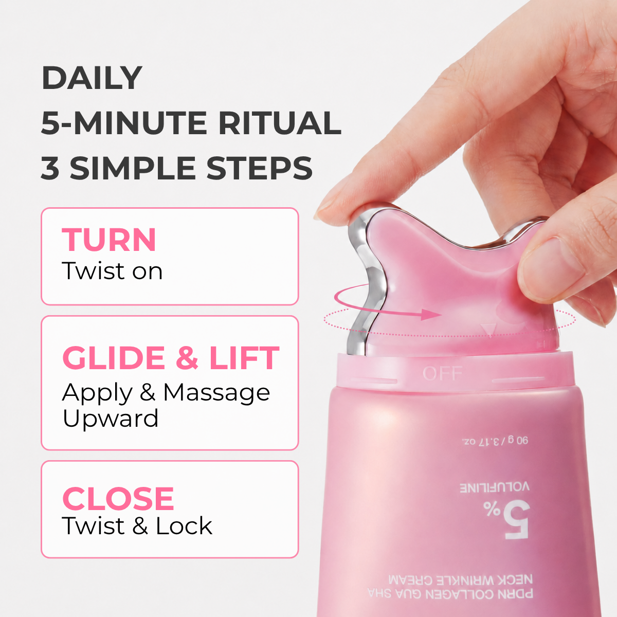 PDRN Collagen Gua Sha Neck Wrinkle Cream 90g