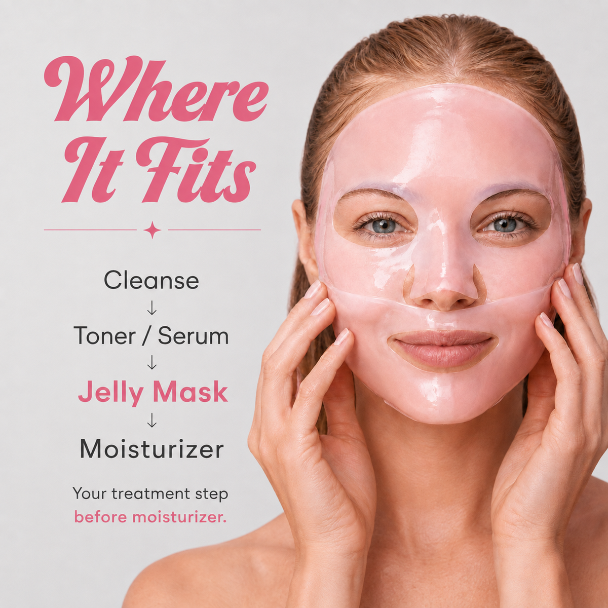 Salmon PDRN Pink Collagen Jelly Gel Mask