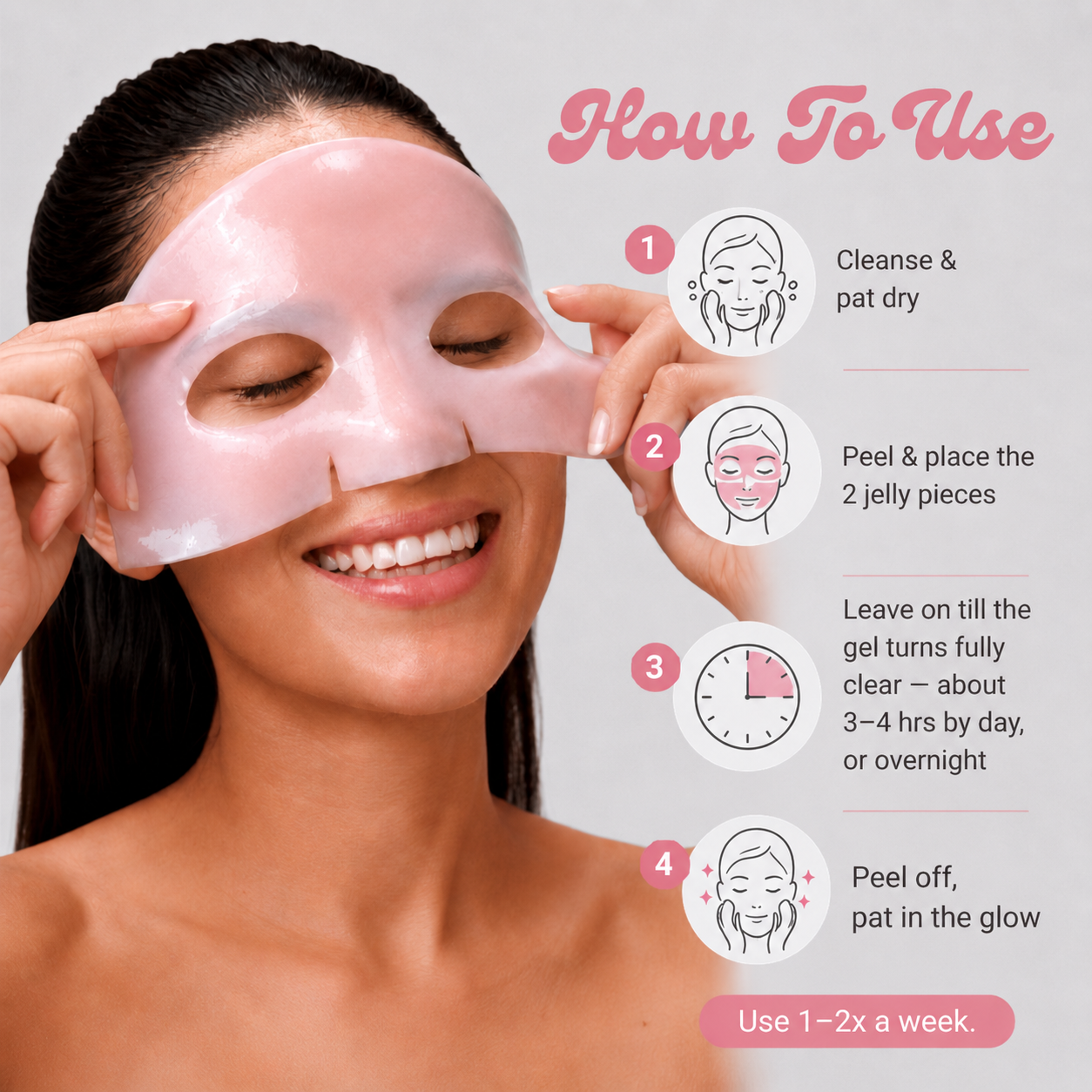 Salmon PDRN Pink Collagen Jelly Gel Mask
